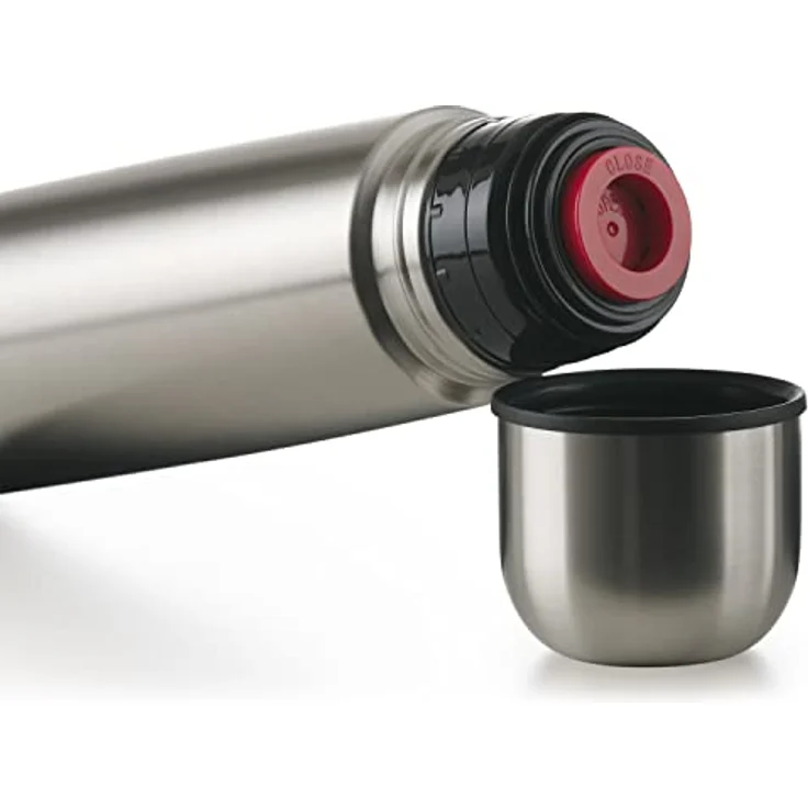 Blumtal® Thermosflasche 700ml - BPA-freie Thermoskanne für warm&kalt - auslaufsichere Isolierflasche 700ml aus Edelstahl rostfrei - Thermosflasche mit Becher - Thermoflasche - Stainless Steel - Silber – Bild 3