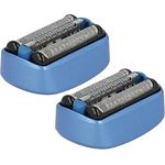 vhbw 2x Ersatz-Scherköpfe kompatibel mit Braun CoolTec CT4S, CT5CC, CT6CC Typ 5676 Elektrorasierer