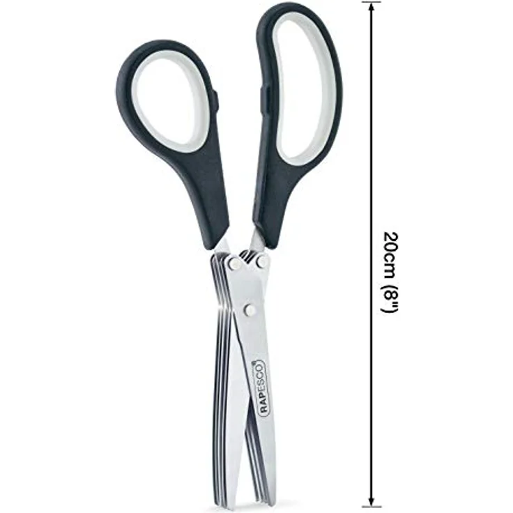 Rapesco 1599 5-Klingen-Schere für Schnipseln von Kräutern und Papier – Bild 3