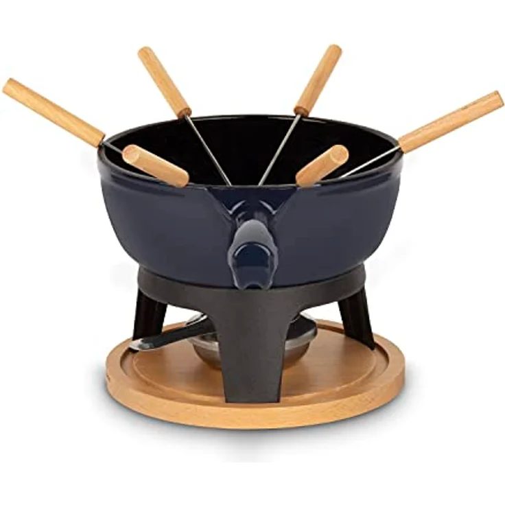 La Fonderie 1890 MONT JOUX Fondue-Gerät, Gusseisen emailliert, 1.8 liters – Bild 3