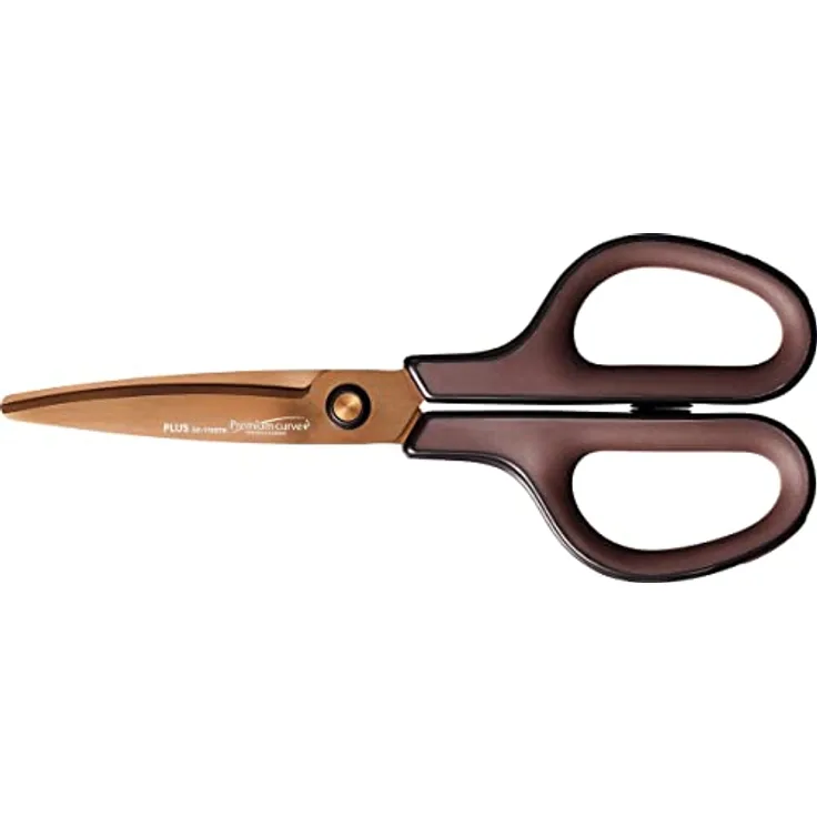 PLUS Japan, Fitcut Curve Premium Titanium-Beschichtet in Braun, 17,5cm Lang