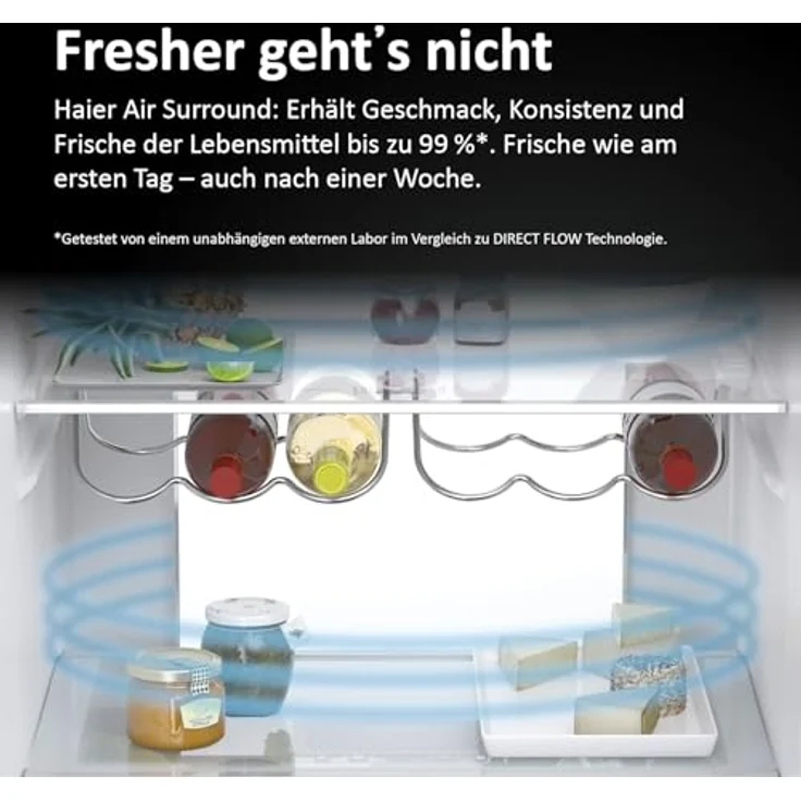 Haier HFR7720DWMP French-Door-Kühlschrank, freistehend, edelstahl, Energieklasse D – Bild 6