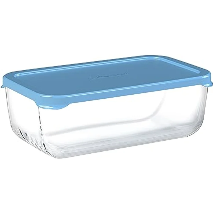 Pasabahce Vorratsdosen Aufbewahrungsglas Glas Schale mit Deckel 1200cc, luftdichter Behälter für trockene Lebensmittel, transparent, spülmaschinengeeignet – Bild 1