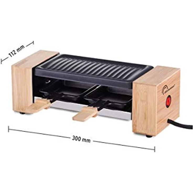 LITTLE BALANCE 8387 Wood for 2 Raclette, Bambus, Holz – Bild 2