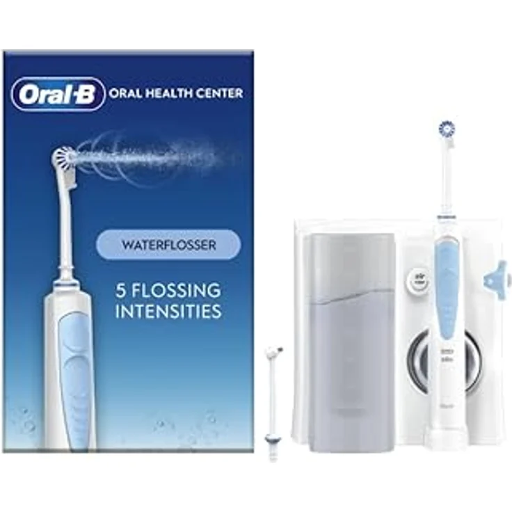 Oral B Oxyjet MD20 Power Munddusche mit 2 Ersatzaufsätzen, für gründliche Zahnreinigung und gesundes Zahnfleisch – Bild 2