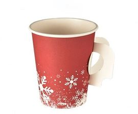 PAPSTAR 85494-200 St. Papp-Trinkbecher Winter Time, 0,2 l