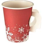 PAPSTAR 85494-200 St. Papp-Trinkbecher Winter Time, 0,2 l