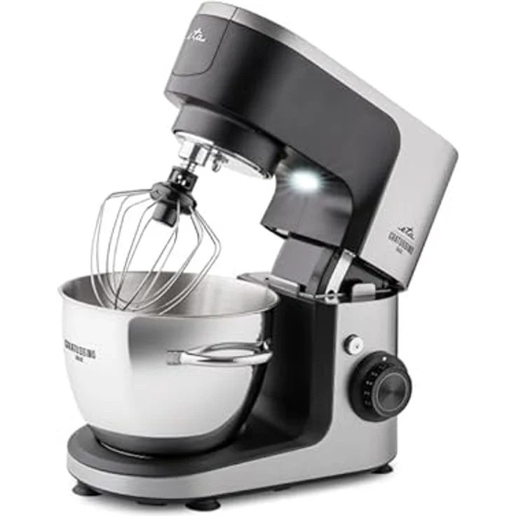 ETA Küchenmaschine Gratussino Maxo III 1200W 8 Geschwindigkeitsstufen Planetenrührsystem PULSE-Taste Edelstahlschüssel – Bild 5