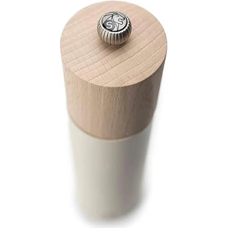 PEUGEOT BOREAL Z Salzmühle 21 cm, skandinavisches Design aus PEFC-Holz, Edelstahl-Mahlwerk, Farbe FEATHER – Bild 2
