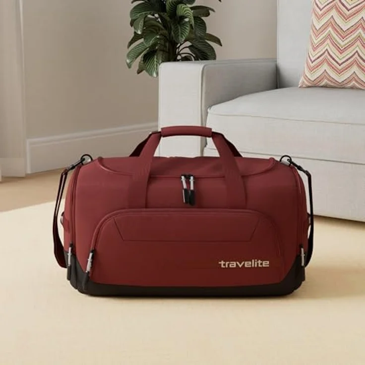 Travelite Kick Off Reisetasche XL, 70 cm, rot, 100% Polyester, ideal für Reisen & Sport – Bild 2