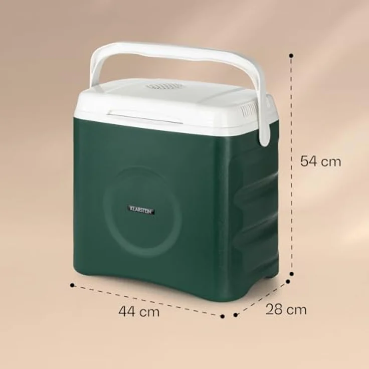 Klarstein BeerBelly 29 Thermoelektrische Kühlbox, Energieeffizienzklasse F, 29 Liter, Kühl-& Warmhaltefunktion, USB-Port, Grün – Bild 8