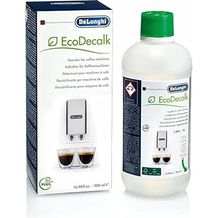 De'Longhi Entkalker EcoDecalk für Kaffevollautomaten, 2x 500 ml, DLSC500 – Bild 3