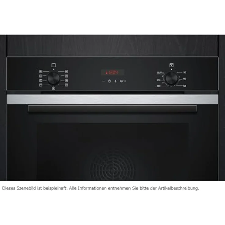 Siemens Set PQ212KA02Z Pyrolyse Backofen Edelstahl HB273ABS3 mit 5 Backofenfunktionen und Glaskeramikkochfeld ET645BNA1E, 60 cm Breite, inkl. Bräterzone und Selbstreinigungsautomatik – Bild 4