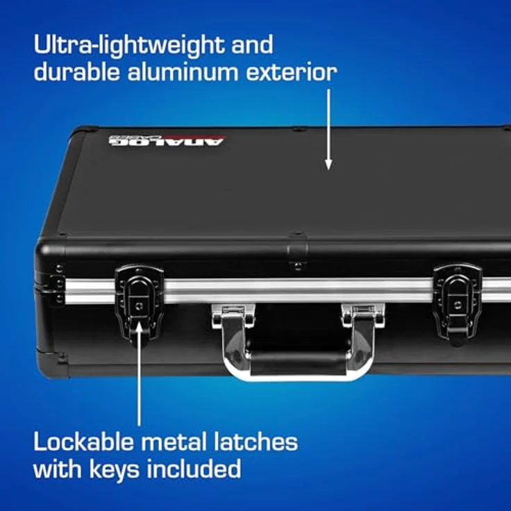 Analog Cases Unison Case für Boss RC-505 MK2, robuster Hartschalenkoffer mit Schaumstoffpolsterung, schwarz – Bild 4