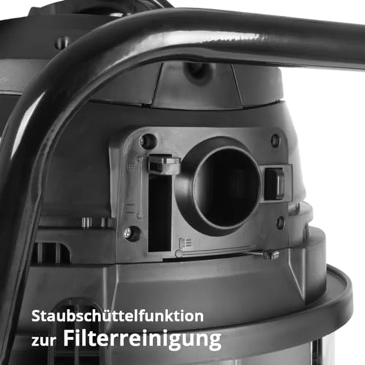 STAHLWERK VCL-1400 ST, Nass- und Trockensauger mit 1400 W, 60 L Metallbehälter, Blasfunktion, Staubschüttelfunktion und Sicherheitsabschaltung – Bild 5