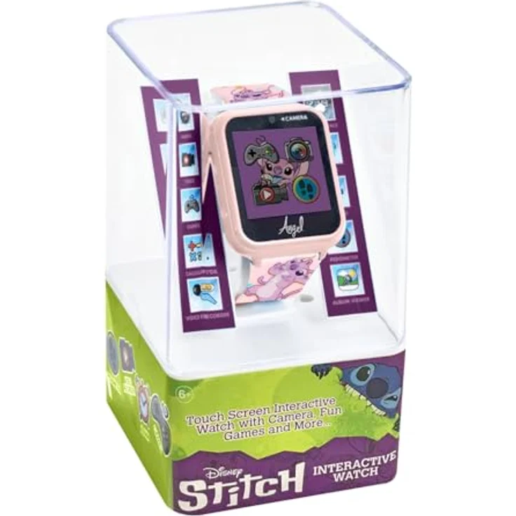 Kids Licensing Interaktive Uhr LAS4088, Cartoon Design aus hochwertigem Kunststoff mit verstellbarem Gürtel für Kinder – Bild 2