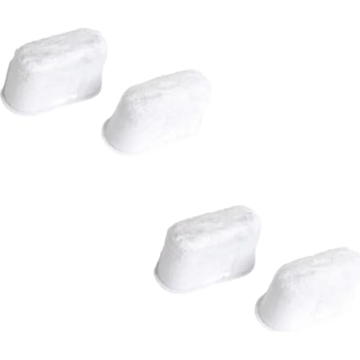 De'Longhi 7313285779, 4 Stück Chlorfilter für Kaffeemaschinen, langlebige Wasserfiltration