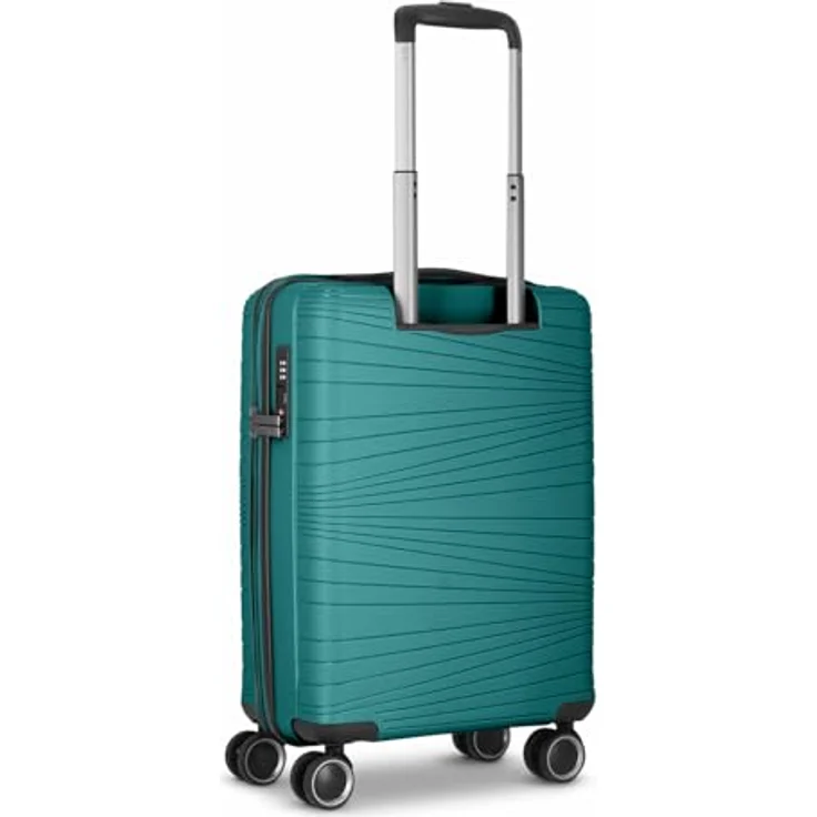 Franky Dallas 3.0 Hartschalen-Trolley mit 4 Rollen S 55 cm | Ausgestattet mit TSA-Schloss, Dehnfalte, Innenfächer, Leicht | Carry on Luggage für Männer-Frauen - Ideal für Flug-Geschäftsreisen – Bild 4