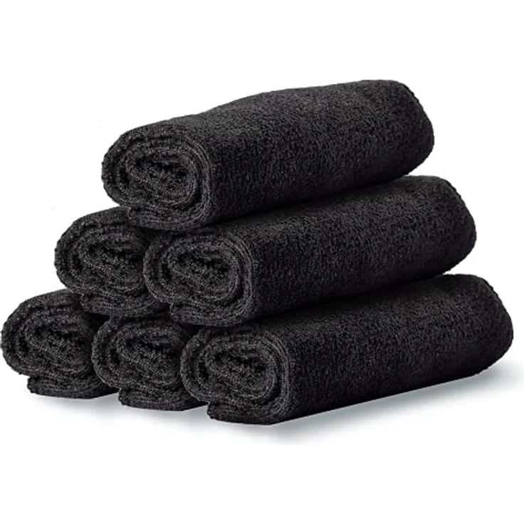 bio-chem 6X Mikrofasertuch 40x40 cm, fusselfrei, saugstark und schonend weich - wiederverwendbar und langlebig, ideal für Fenster und empfindliche Oberflächen – Bild 1