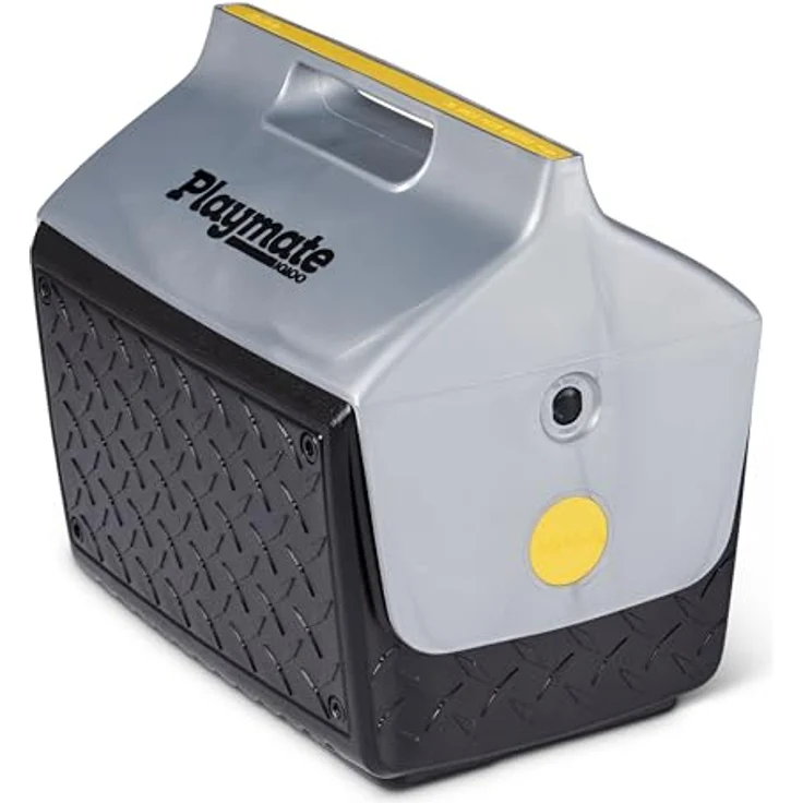 Igloo Playmate the Bosspassiver Kühler, passive Kühlbox, 13 L, schwarz-silber – Bild 5