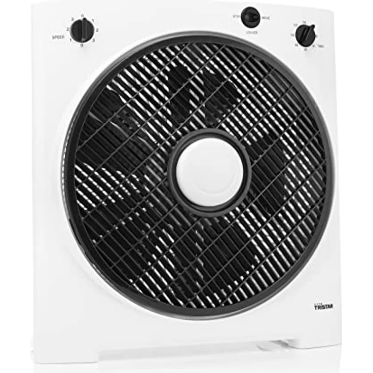 Tristar VE-5858 3 Leistungsstufen und oszillierendem Gitter, Drehrichtung des Luftstroms einstellbar, Timerfunktion für automatische Abschaltung, 30 cm Ø, 40 W, Weiß – Bild 2