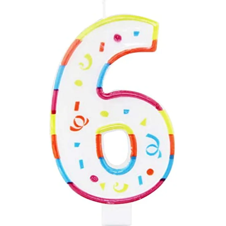 Folat Kaarsjes Groot 6 met houder/STK