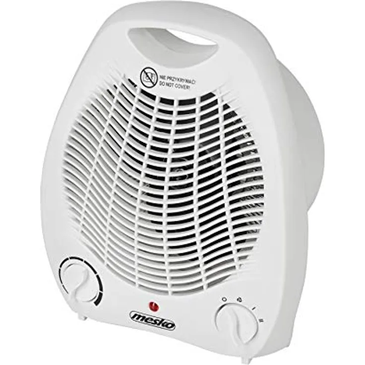 MESKO MS 7719 Heizlüfter mit 2 Leistungsstufen 1000W / 2000W, kalter Luftzug, Dual-Funktion, Thermostat, Überhitzungsschutz, Heizung für Haus, Badezimmer, Camping, Büro