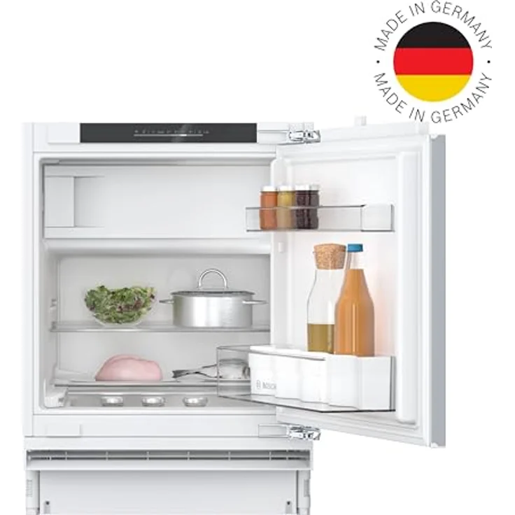 Bosch KUL22VFD0, Serie 4, Unterbau-Kühlschrank mit Gefrierfach, 93L Kühlen + 17L Gefrieren, Made in Germany, leise, schnelle Kühlung – Bild 2