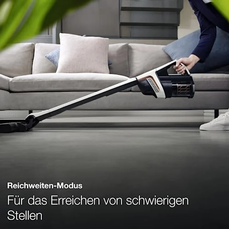 Miele Triflex HX2 Handstaubsauger SOML0, 60 min Akkubetrieb, Akkuwechsel-Option, Digital Efficiency Motor, Lotosweiß – Bild 6