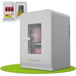 Juskys 2in1 Mini Kühlschrank 15 Liter Weiß - Kleine Minibar mit Kühl- und Heizfunktion - Tragbarer Getränkekühlschrank 12V und 230V - Ideal für Büro und Camping - Preisvergleich