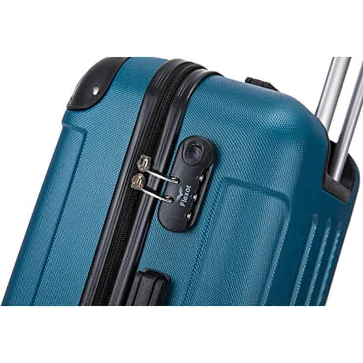Flexot® F-2045 Koffer, Hartschale mit Zwillingsrollen, 3tlg Kofferset (Royal-Blau) – Bild 5
