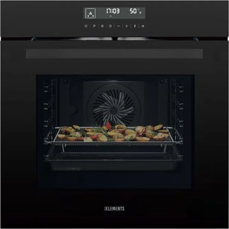 KB ELEMENTS Einbaubackofen 60 CM, Airfryer-Funktion, 15 Funktionen, Full Touch Display, AQUA CLEAN, 73 L Garraum, EEK A+ – Bild 1