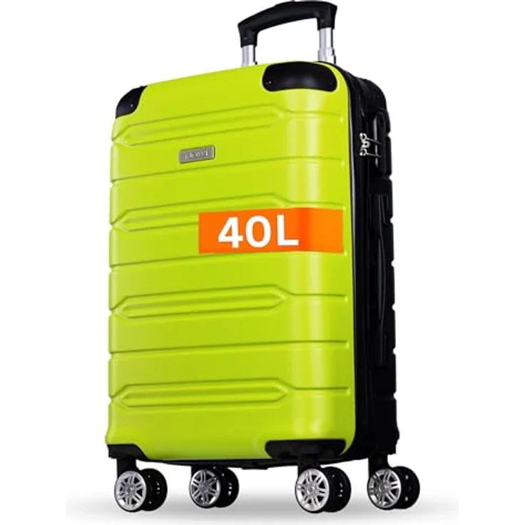 NOWI Hartschalen-Trolley Koffer M (Handgepäck) mit Zahlenschloss, 8 Rollen, in verschiedenen Farben, robust und leicht – Bild 1