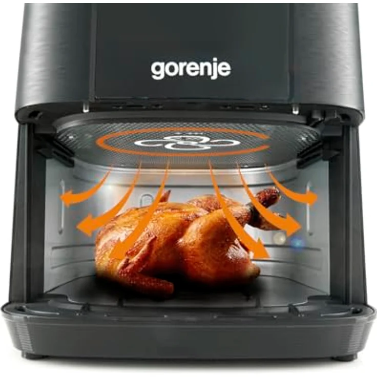GORENJE Heißluftfritteuse Heißluftfritteuse, 1350 W, mit Sichtfenster, Kunststoffgehäuse, LED-Display, Antihaftbeschichtung – Bild 7