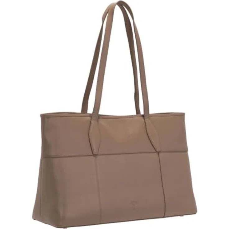 Joop! Imogen Shopper Tasche, 100% Leder, braun, 40 cm x 15 cm x 27 cm – Bild 3