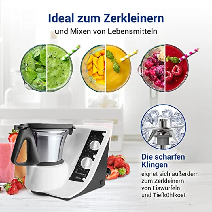 VIOKS Messer für Vоrwerk Thermоmix ТM21 Küchenmaschine Mixmesser aus Edelstahl Thermоmix ТM 21 / Ersatzteile für Küchenmaschine - Preisvergleich – Bild 3