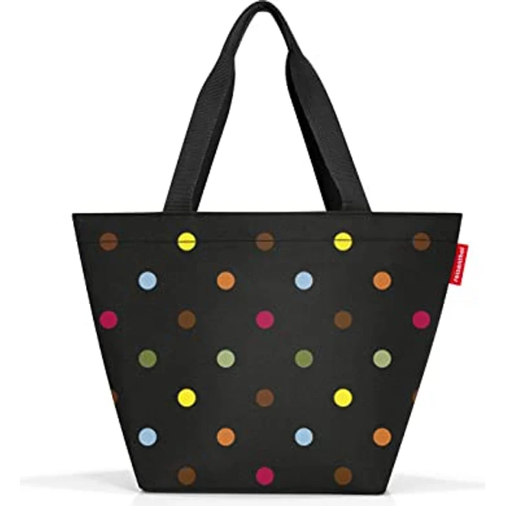 reisenthel shopper M in Dots - Geräumige Shopping Bag und edle Handtasche in einem - Aus wasserabweisendem Material – Bild 4