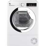 Hoover Wärmepumpentrockner HCE H9A3TCEX-S 9 kg Frontlader AquaVision, smarte NFC-Technologie, Symbolblende, weiß