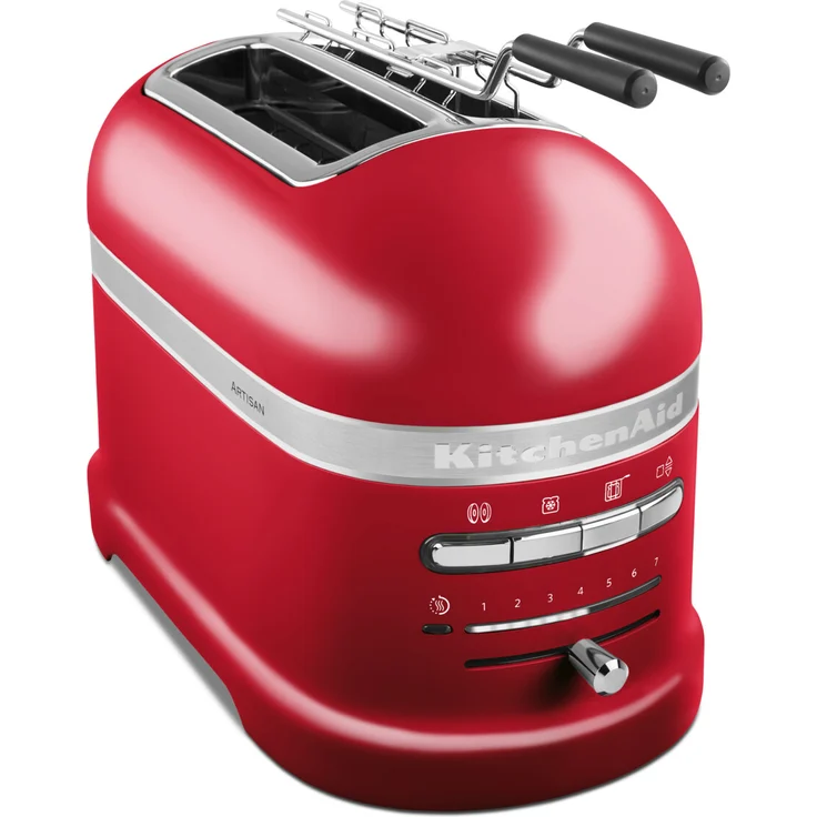 KitchenAid Artisan 5KMT2204EER Doppelschlitztoaster, 1250W, 7 Bräunungsstufen, empire rot – Bild 8