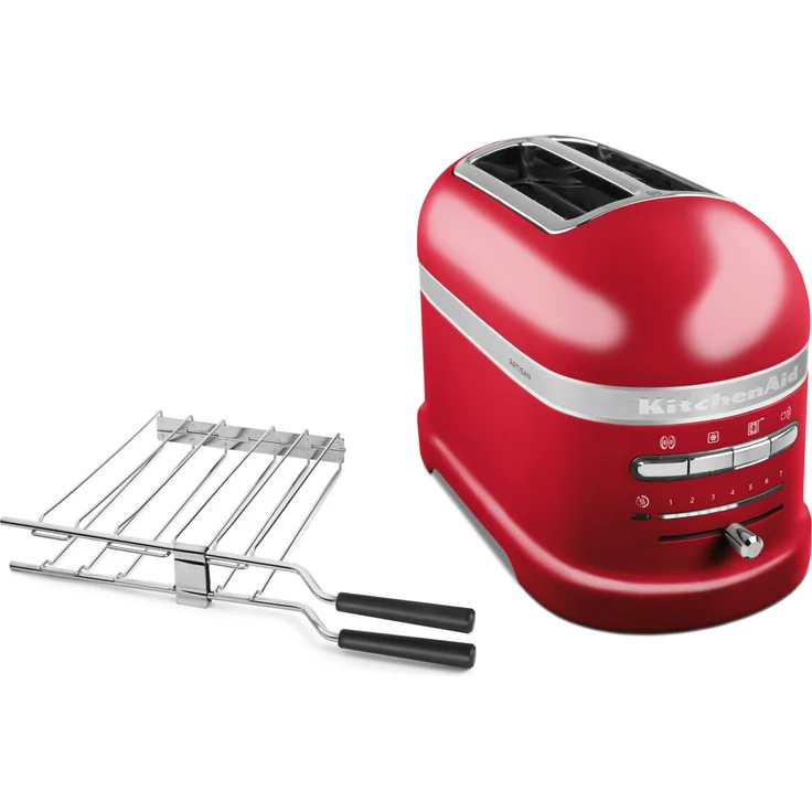 KitchenAid Artisan 5KMT2204EER Doppelschlitztoaster, 1250W, 7 Bräunungsstufen, empire rot – Bild 7