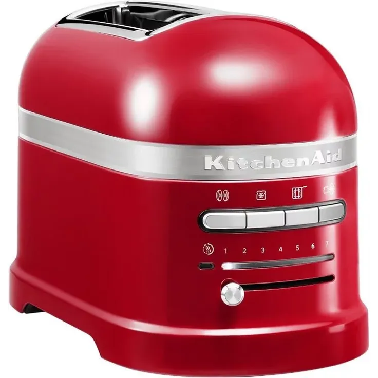 KitchenAid Artisan 5KMT2204EER Doppelschlitztoaster, 1250W, 7 Bräunungsstufen, empire rot – Bild 1