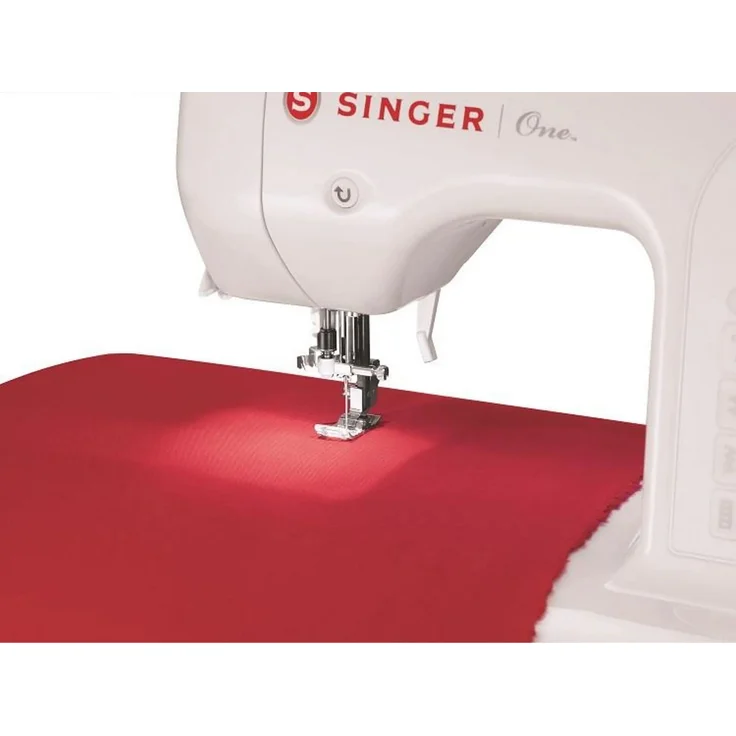 Singer One Computer-Nähmaschine, Limited Edition, 24 Nähprogramme, 231 Stiche, LC-Display, weiß – Bild 6