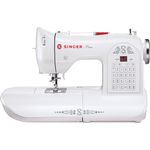 Singer One Computer-Nähmaschine, Limited Edition, 24 Nähprogramme, 231 Stiche, LC-Display, weiß