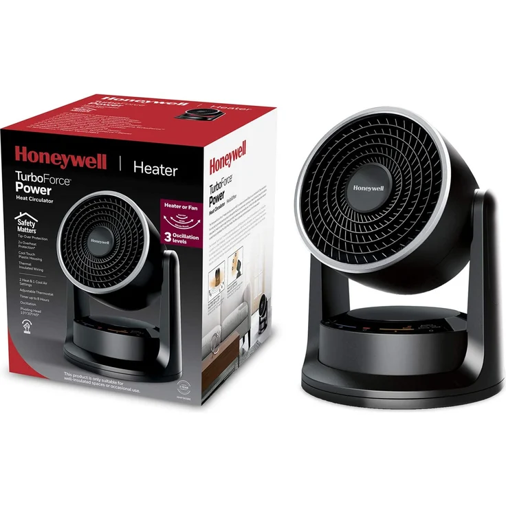 Honeywell HHF565BE4 Power TurboForce Heizlüfter & Ventilator, Heizlüfter – Bild 2