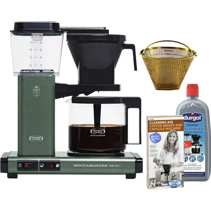 Moccamaster Kaffeemaschine KBG Select Forest green inkl. Zubehör – Bild 1