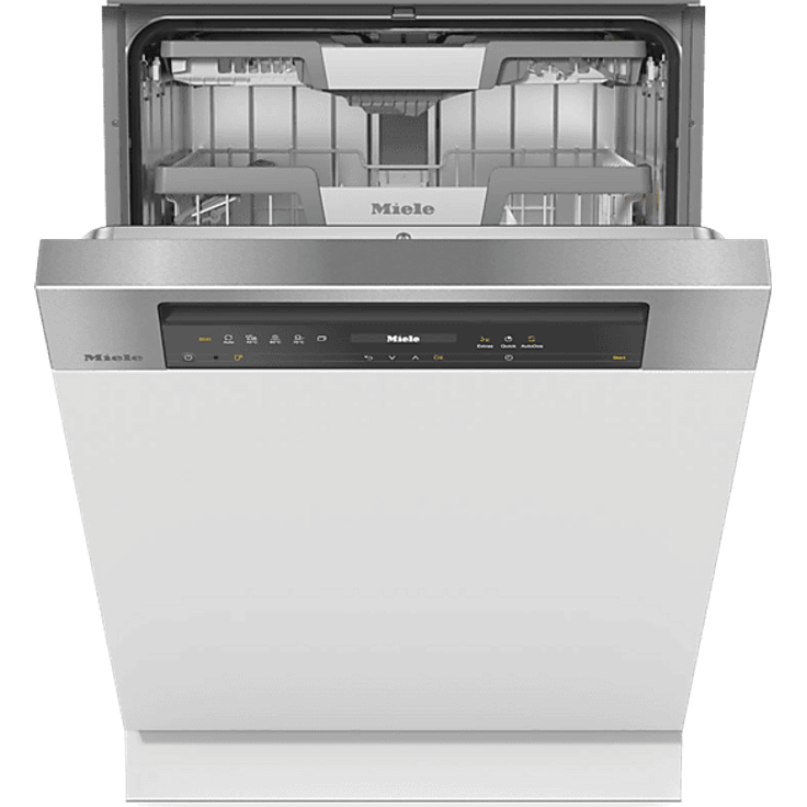 MIELE G 7608 SCi XXL AD EnergyHero, teilintegrierbarer Geschirrspüler mit AutoDos, 14 Maßgedecken, 41 dB (A), Edelstahl CleanSteel