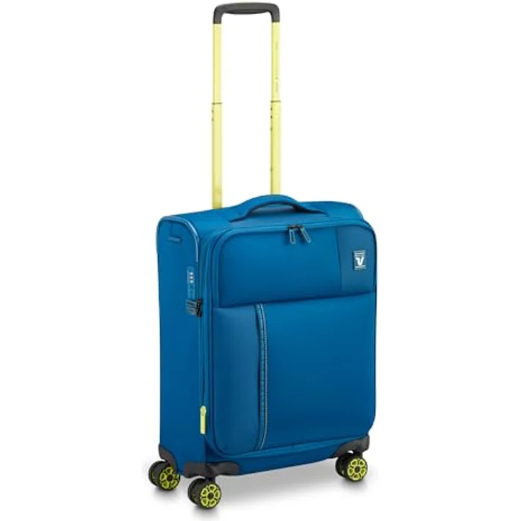 RONCATO MOVE Trolley Lagunenblau, erweiterbar, 4 Rollen, TSA-Schloss, effiziente interne Organisation – Bild 1
