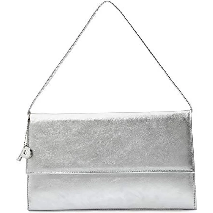 Picard Auguri, Handtasche Abendtasche in Silber, abknöpfbarer Henkel und vielseitig einsetzbar – Bild 1