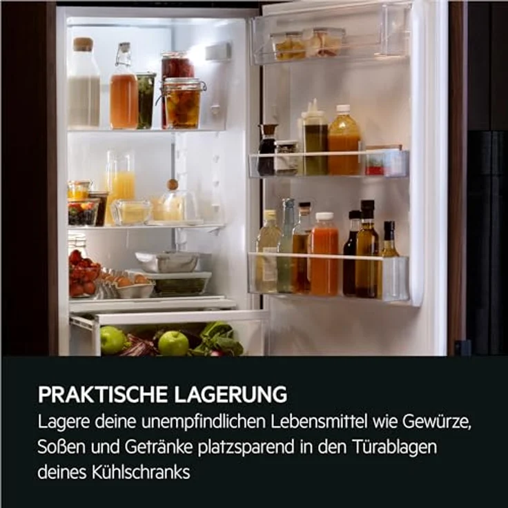 AEG TF5OS882ES Einbaukühlschrank, 880 mm, 4-Sterne-Gefrierfach, OptiSpace mit flexiblen Glasablagen, LED-Beleuchtung – Bild 9