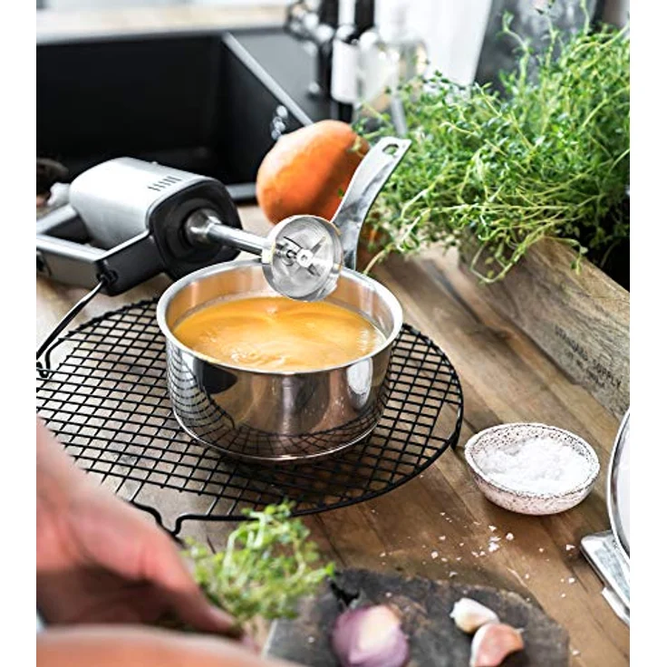 Gastroback 40983 Design Handmixer Pro, 5 Geschwindigkeiten und Turbo-Funktion, Dural-Aluminium gebürstetes Gehäuse, 500 Watt, silber, schwarz – Bild 6